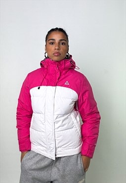 Pink White y2ks NIKE ACG Puffer Jacket Coat 