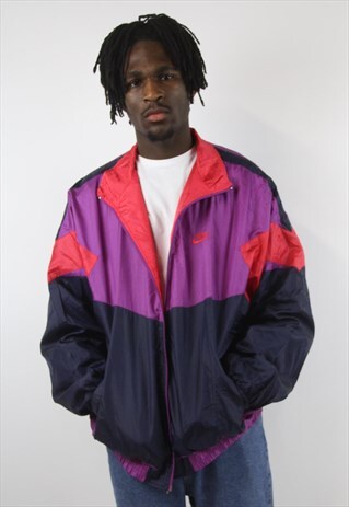 VINTAGE NIKE COLOURFUL SHELL JACKET