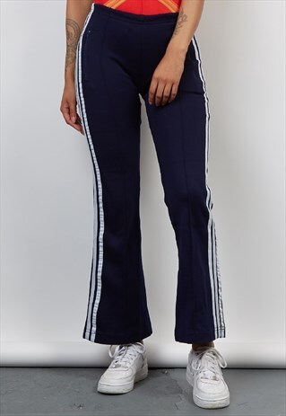 VINTAGE 70'S NAVY FLARED JOGGERS