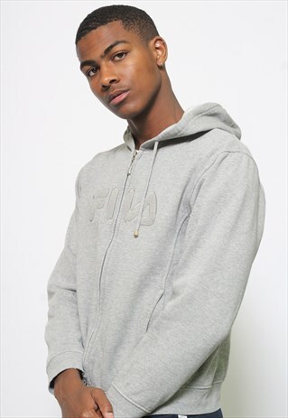VINTAGE FILA FULL ZIP HOODED SWEATSHIRT