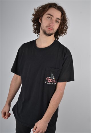VINTAGE USA TOURIST GRAPHIC PRINT T-SHIRT