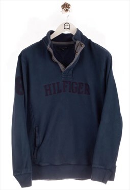 Tommy Hilfiger Sweatshirt Hilfiger Stick Navy- with half zip