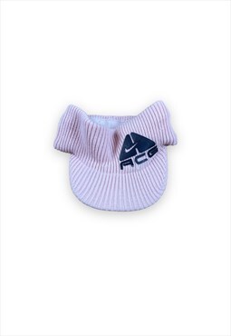 Nike ACG Vintage Y2K Pink Wool visor Screen printed design 