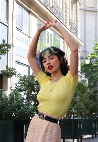 70'S COLORED TOP