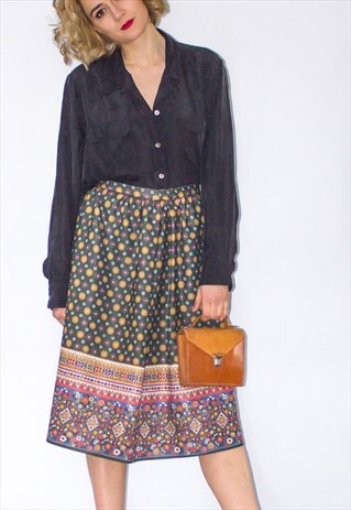 VINTAGE 70'S BOHO PRAIRIE SKIRT