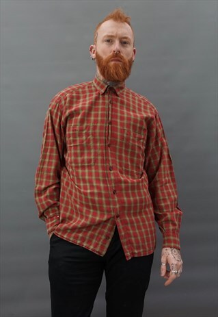 VINTAGE 1990S CHECKFLANNEL SHIRT