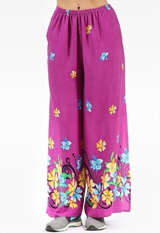 VINTAGE FLARE PANTS BAGGY PALAZZO