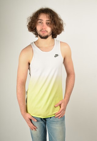VINTAGE NIKE VEST TOP IN WHITE