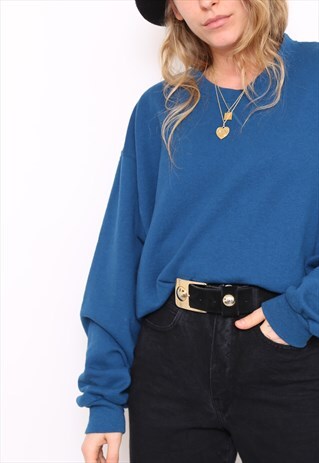 VINTAGE 90S GREEN SWEATER JUMPER