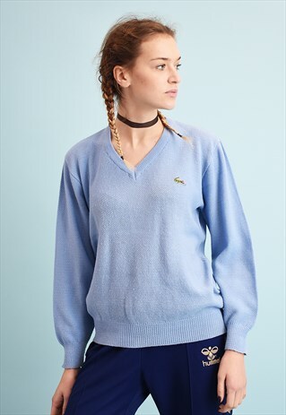 90'S RETRO LACOSTE ATHLEISURE PASTEL JUMPER