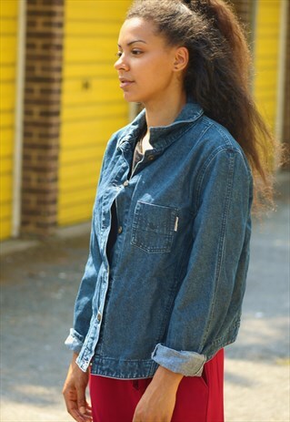 VINTAGE // 80'S // DENIM STYLE JACKET