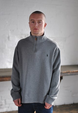 VINTAGE POLO RALPH LAUREN 1/4 ZIP SWEATER