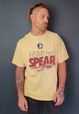 90's Fear The Spear Florida UnIversity Football T-Shirt