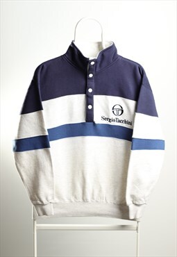 Vintage Sergio Tacchini 1/2 buttons Sweatshirt 