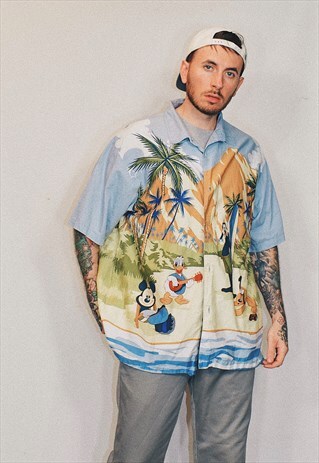 RARE VINTAGE 90S DISNEY HAWAIIAN SHIRT