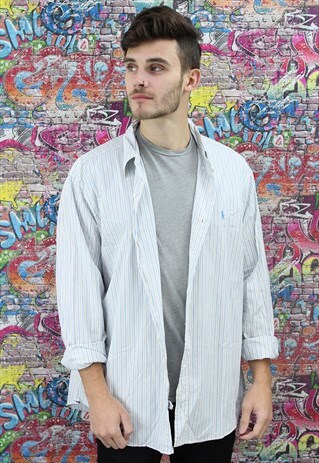VINTAGE 90S RALPH LAUREN SHIRT. UNISEX