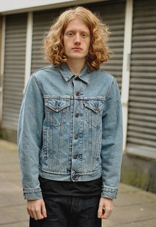 VINTAGE LEVI'S BLANKET DENIM TRUCKER JACKET