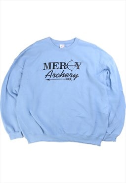 Vintage 90's Gildan Sweatshirt Mercy Archery Crewneck