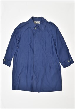 Vintage 80's Overcoat Blue