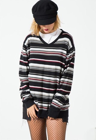ON SALE VINTAGE 80S TOMMY HILFIGER KNITWEAR JUMPER /S0407