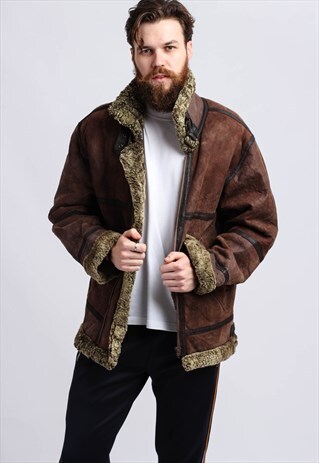 VINTAGE SHEARLING SHEEPSKIN COAT