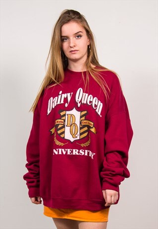 VINTAGE 90'S DAIRY QUEEN SWEATSHIRT