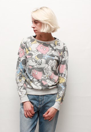 VINTAGE 90' OLDSCHOOL DISNEY MICKEY MOUSE BLOUSE