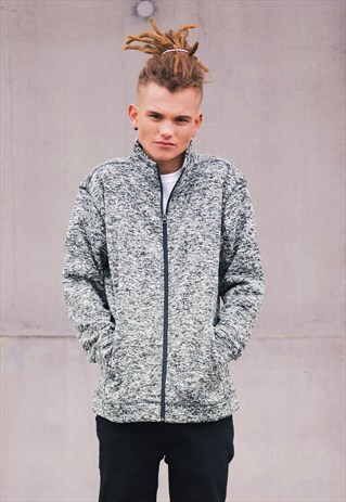 OC TONAL BLEND FLEECE ZIP - DARK GREY