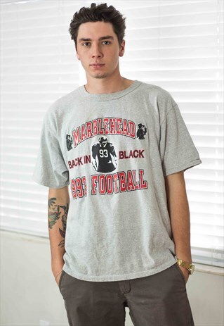VINTAGE CHAMPION T-SHIRT LOGO 90S XL 10.3