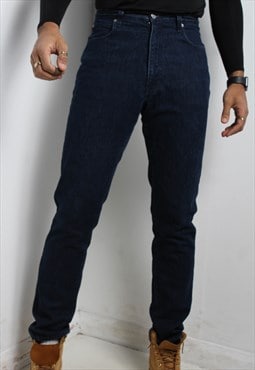 Vintage Armani Straight Leg Jeans Blue -W32