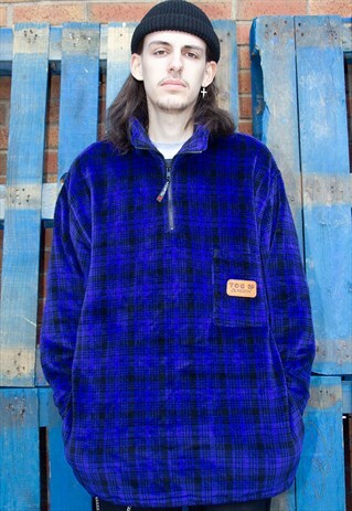 BLUE CHECK TOG 24 POLARTECH FLEECE
