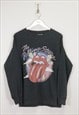 Vintage H&M Rolling Stones sweatshirt in black. Best fits L