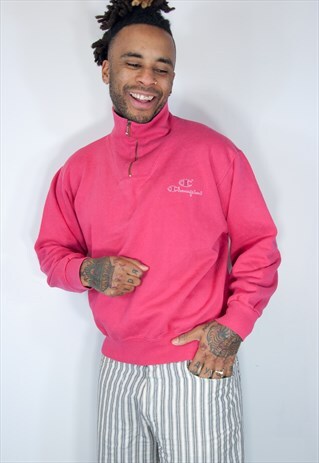 EMBROIDED CHAMPION ZIP SWEATSHIRT