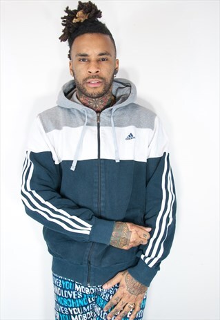 ADIDAS EMBROIDED VINTAGE HOODIE