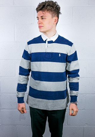 VINTAGE RALPH LAUREN RUGBY POLO SHIRT
