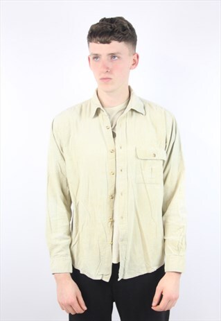 VINTAGE CORD BEIGE SHIRT