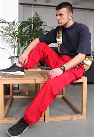 RARE VINTAGE TOMMY HILFIGER SNAPS TRACKSUIT BOTTOMS