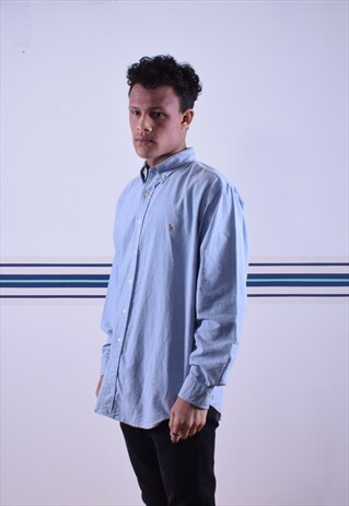 BLUE RALPH LAUREN YARMOUTH SHIRT