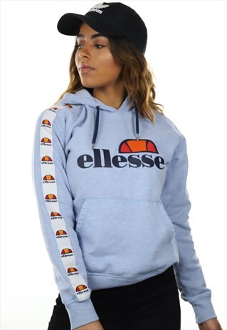 VINTAGE ELLESSE HOODIE BLUE