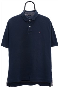 Vintage Tommy Hilfiger Navy Polo Shirt Mens