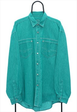 Vintage McNeal Green Long Sleeved Shirt Womens