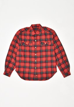 Vintage 90's Shirt Check Red