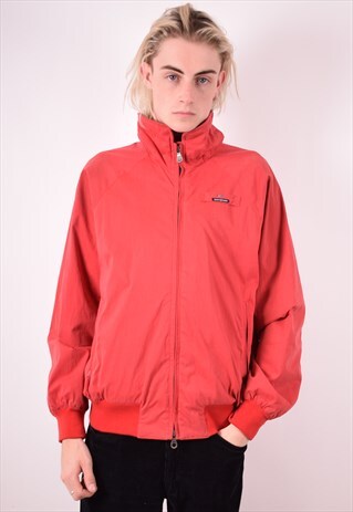 HENRI LLOYD MENS VINTAGE HARRINGTON JACKET MEDIUM RED 90S