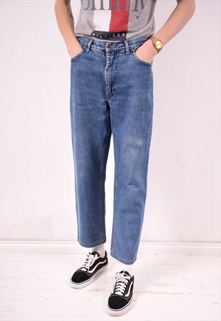 MISSONI MENS VINTAGE JEANS W33 L28 BLUE 90S