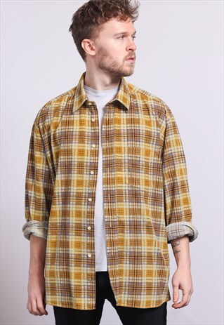 VINTAGE CORDUROY CORD SHIRT