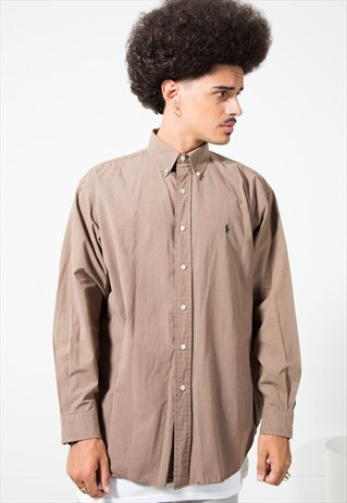 VINTAGE 80S POLO RALPH LAUREN SHIRT S4752