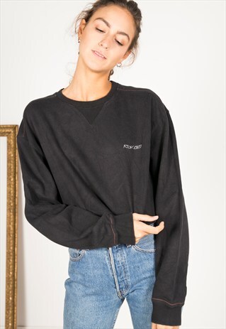 VINTAGE 90S REEBOK CROP SWEATSHIRT/ R224