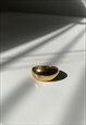 ROMAN. GOLD PLATED DOME RING 