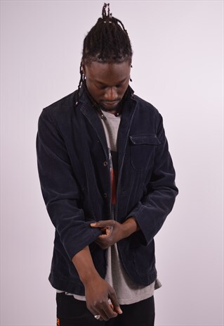 POLO RALPH LAUREN VINTAGE CORDUROY JACKET MEDIUM NAVY 90S