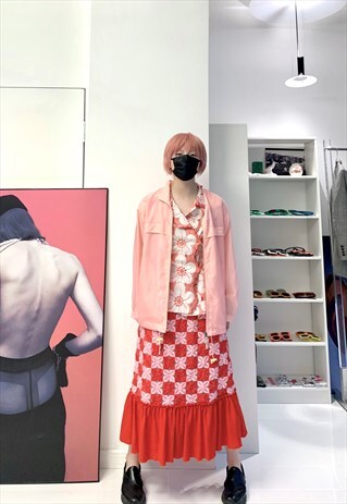 VALENTINO GABANNA PINK SPORT JACKET VINTAGE Y2K